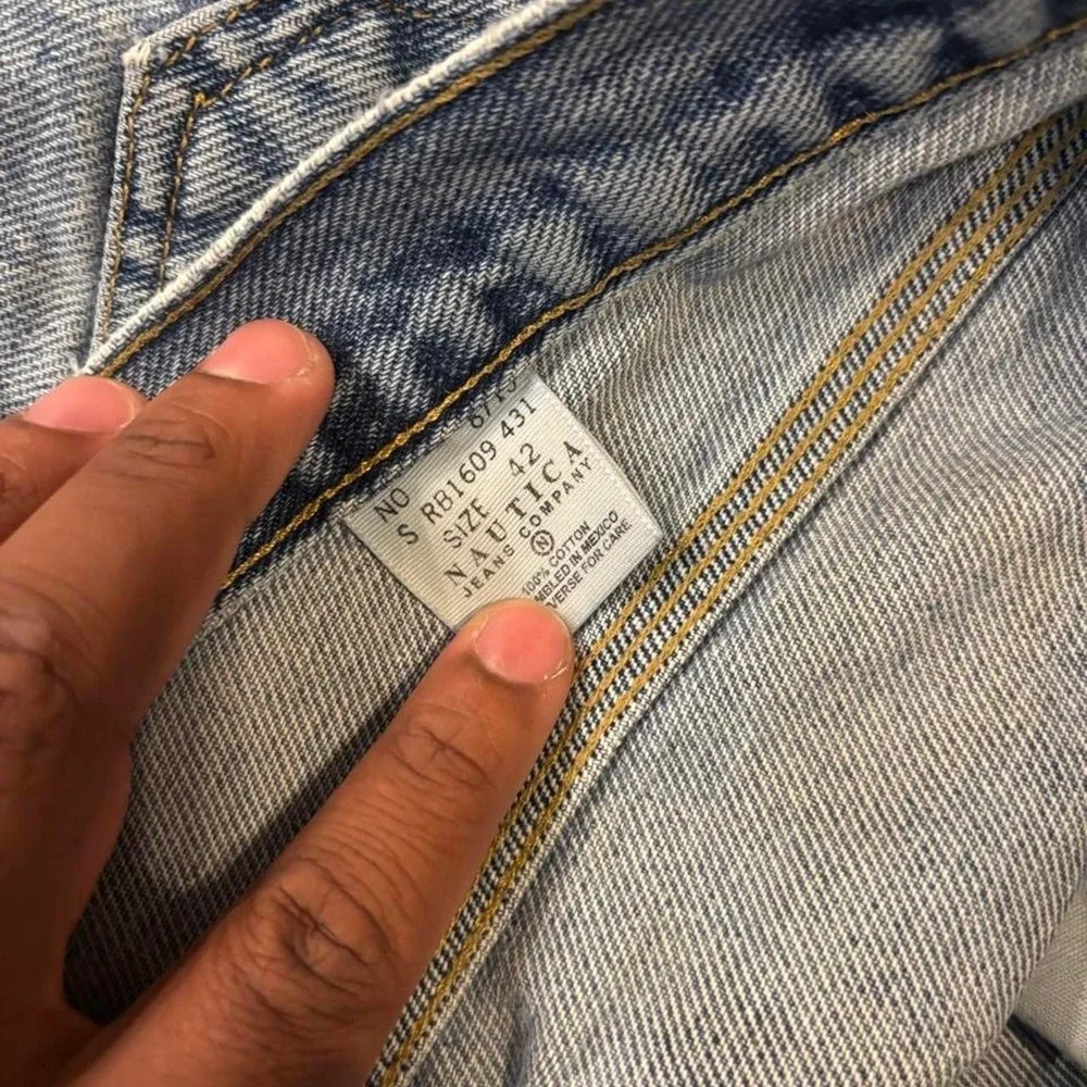 vintage nautica baggy jorts mens carpenter